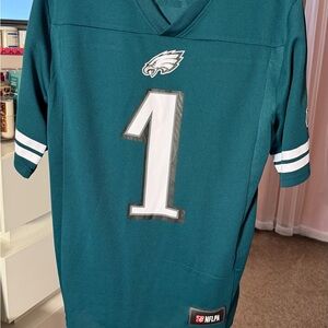 NFL Team Apparel Teal Green Jersey